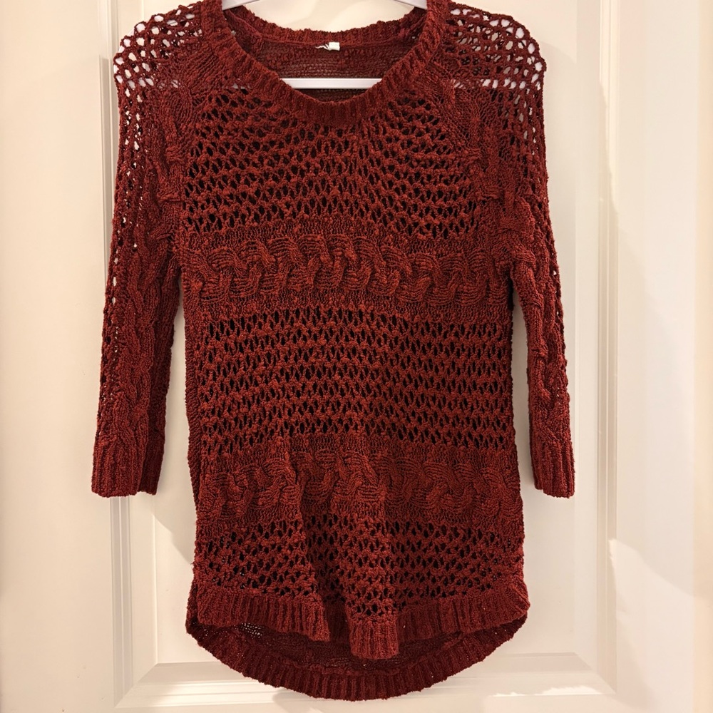 Willow & Clay Crochet Sweater
